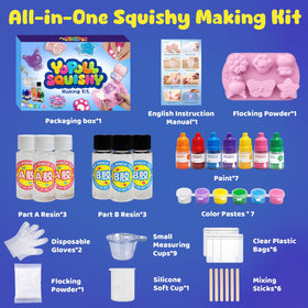 YoPoll color pastes in the kit let you craft vivid textures and unique finishes.