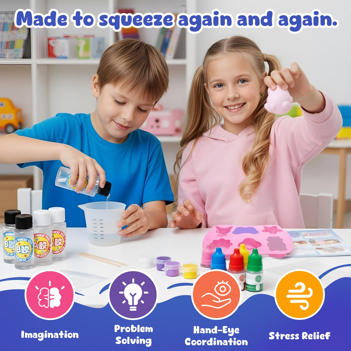 YoPoll flocking powder adds fluffy textures, enhancing tactile squishies and gift-ready projects.