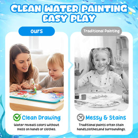 YoPoll Water Painting Book Travel Friendly — lightweight set ideal for trips and quiet time