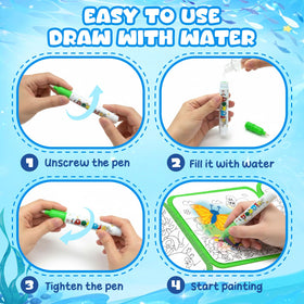 YoPoll Water Pen for Toddlers — easy grip pen designed for small hands