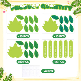 Yopyame adhesive dots for easy, mess-free palm craft assembly