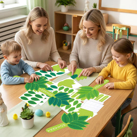Yopyame assembled palm leaf kit ready for Easter activities and family crafts