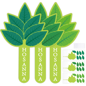Yopyame die-cut palm leaf cards with vibrant colors for classroom crafts