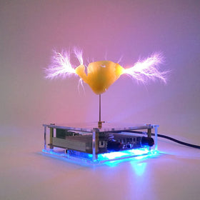 Yoqanr Tesla coil top-boost arc delivers long, thick lightning for striking visuals.