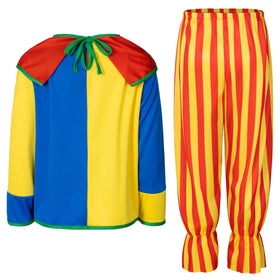 Yoroka clown costume packaging; convenient set ready for quick dress-up.