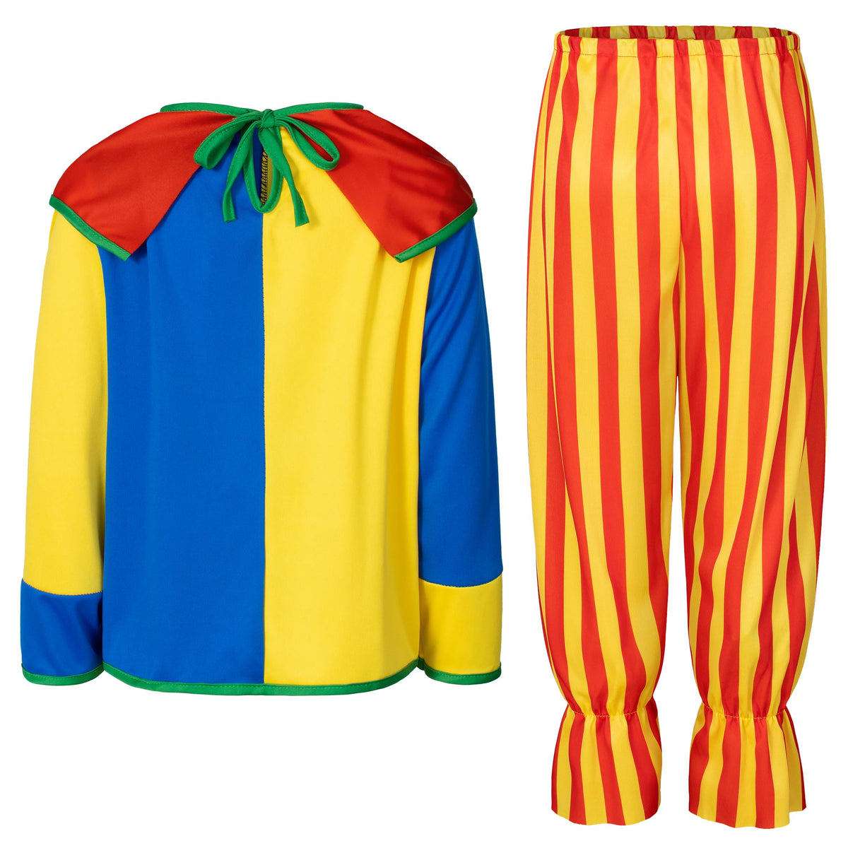 Yoroka kids clown costume packaging and easy assembly