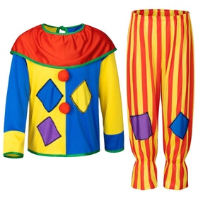 Yoroka kids clown costume wig adds playful volume for colorful styling