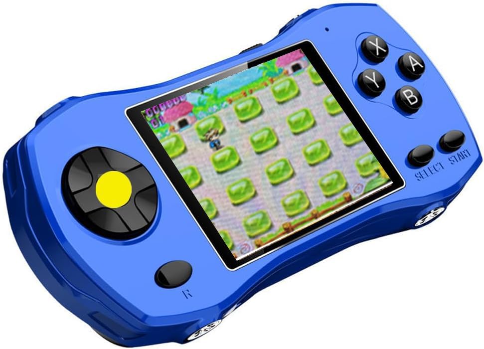 YOROSY 3.0-inch LCD screen delivers crisp visuals for pixel-art games.