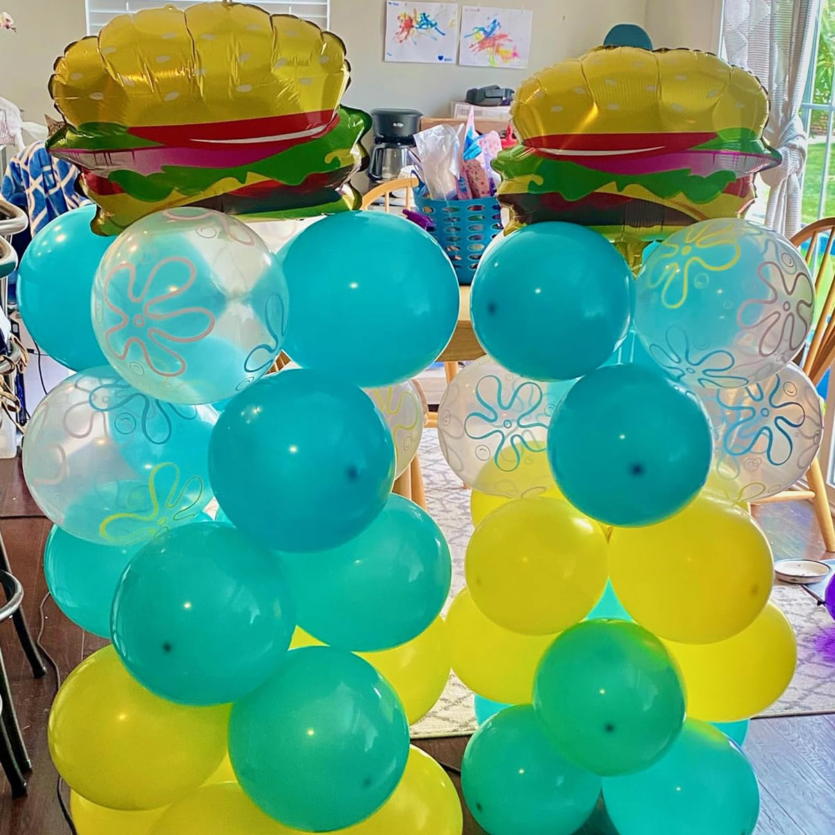 YORR ocean theme balloons set creates vibrant sea party atmosphere