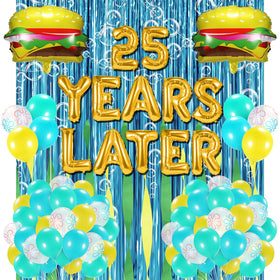 YORR Sponge twenty-fifth birthday decorations for an ocean-themed celebration