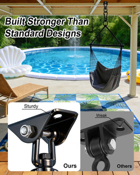 YOSE kit suits indoor and outdoor setups for porch patio or garage.