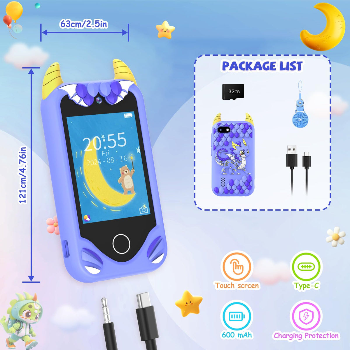 Yosfeng Durable ABS body designed for kid use.
