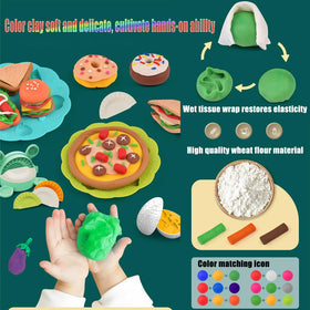 Yositochuan Dough Tools Kit includes shapes and molds for open-ended creation.