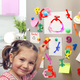 YOTNUS creative-open-ended-play closeup demonstrates stacking and connecting ideas.