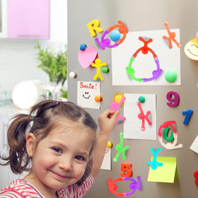 YOTNUS stem-creative-play magnet figures promote problem-solving and spatial thinking.