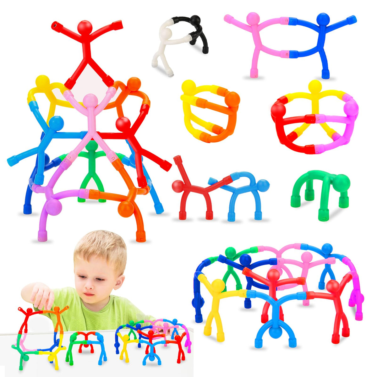 YOTNUS travel magnetic people figures for open-ended play on the go