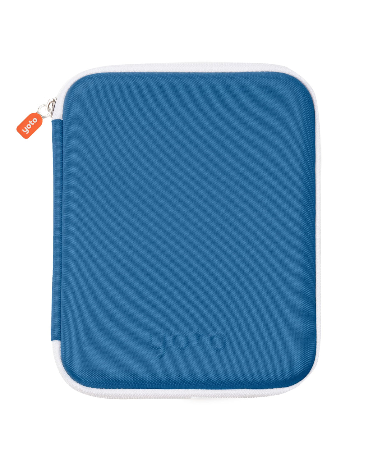 Yoto Card Case Blue Bird front view, portable 64-card organiser for kids