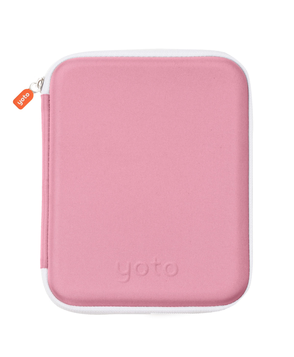 YOTO Card Case Think Pink, closed, keeps 64 cards organized for travel