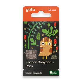 Yoto Caspar Babypants Pack card front for screen-free play.