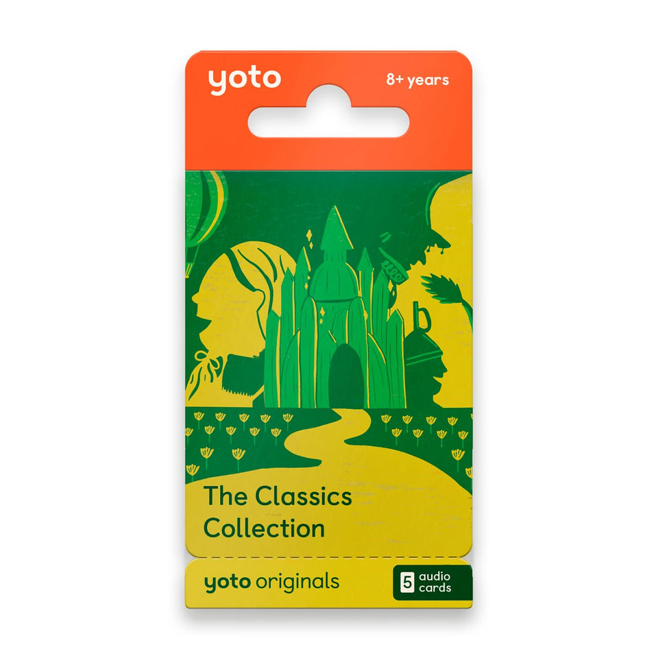 YOTO Classics Collection card pack ready for screen-free storytelling at home