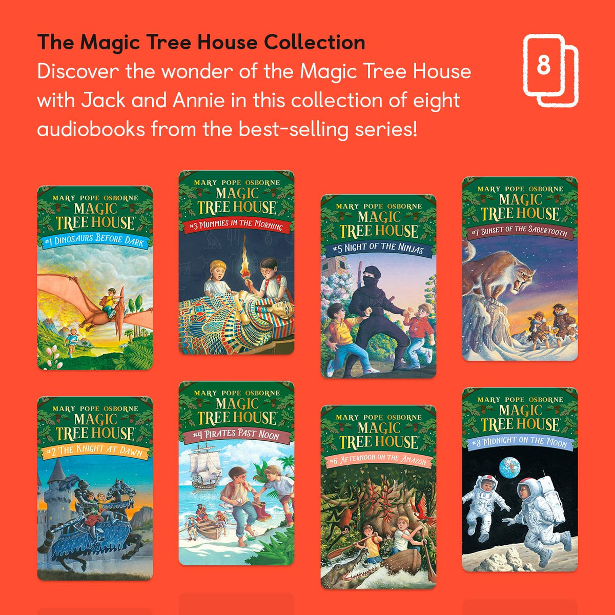 Yoto Magic Tree House collection card 2 for bedtime-friendly listening with immersive storytelling