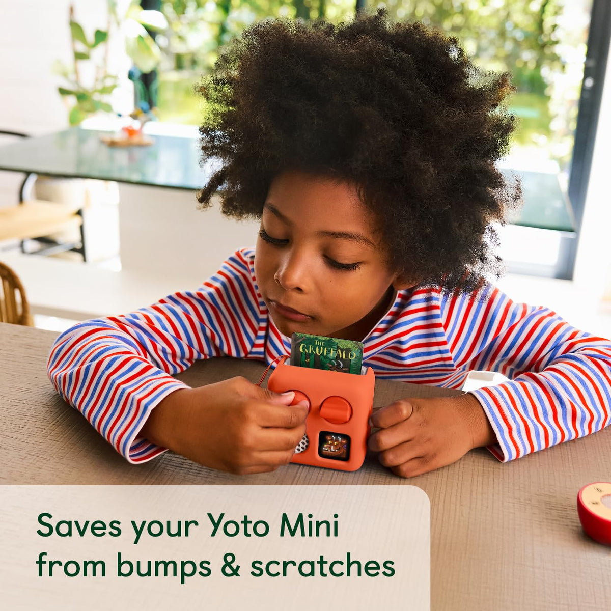 Yoto Mini Adventure Jacket Anti-Slip Silicone provides secure grip during play.
