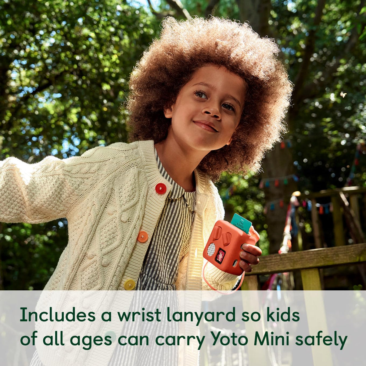 Yoto Mini Adventure Jacket Port Access keeps all ports usable.