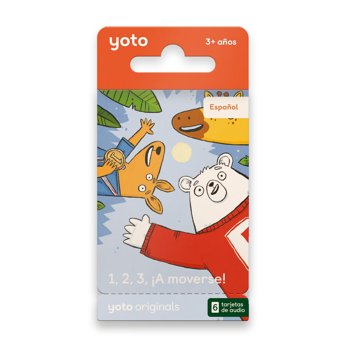 YOTO movement card pack collection for active, screen-free play sessions.
