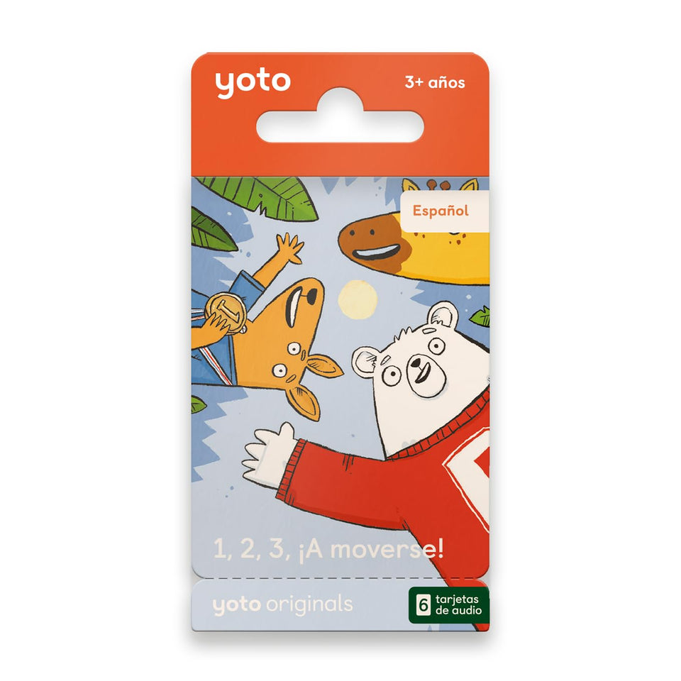 YOTO movement card pack collection for active, screen-free play sessions.