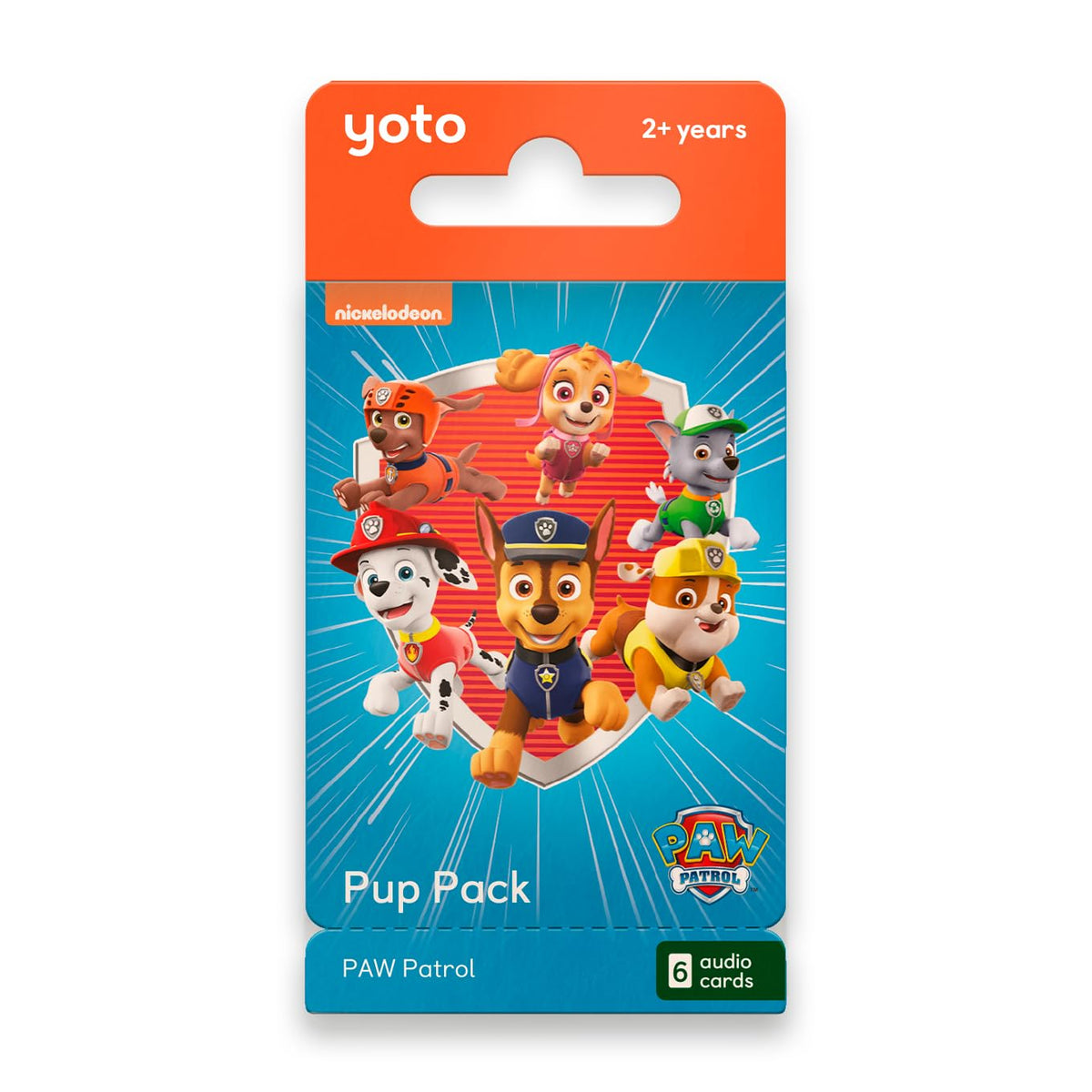 YOTO Paw Patrol Pup Pack card 1 for adventurous stories during playtime