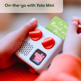 YOTO Peppa Pig parental-control feature keeps listening safe and kid-friendly.