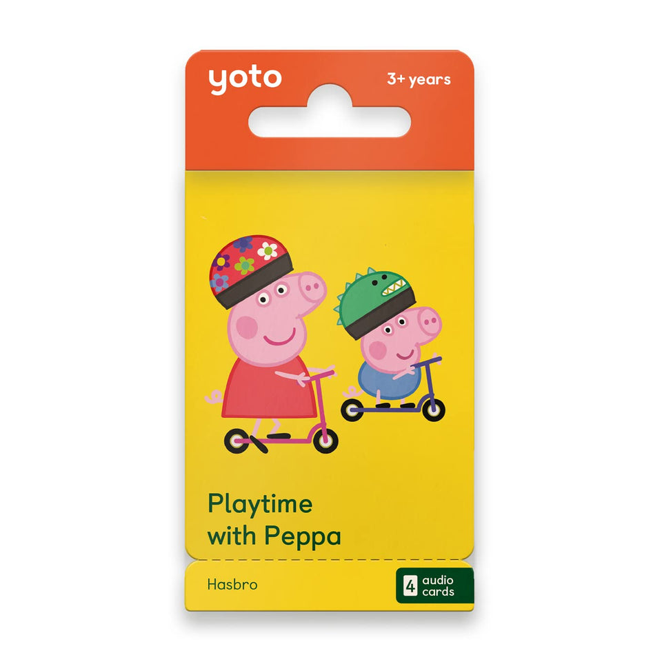 YOTO Playtime Peppa card pack ready to spark imaginative play.
