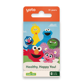 Yoto Sesame Street Healthy Happy You card 1 for emotional expression practice