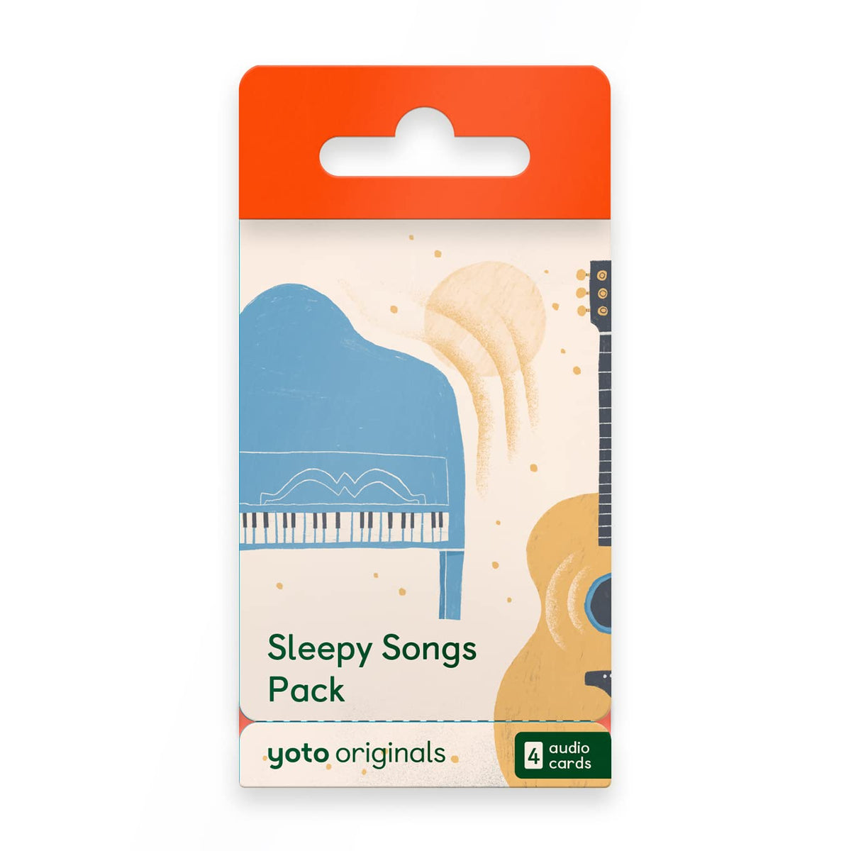 Yoto Sleepy Songs Pack: Gentle Guitar Card for soothing bedtimes.