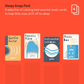 Yoto Sleepy Songs Pack: Peaceful Piano Card for relaxing naptimes.