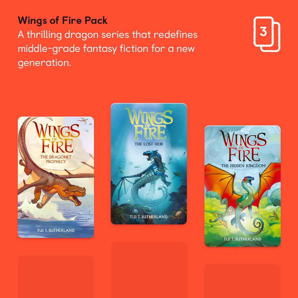 YOTO Wings of Fire card inside the player, easy insert for instant listening.