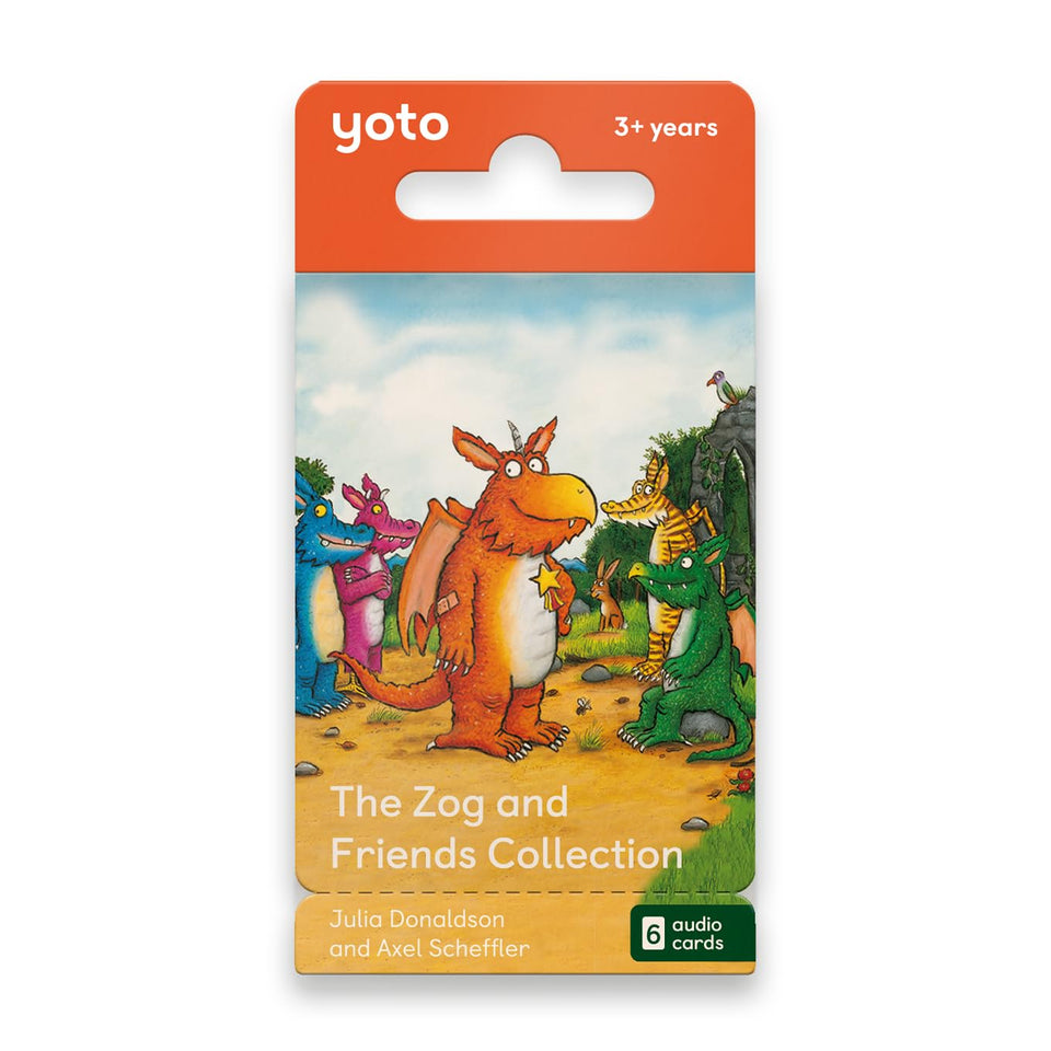 YOTO Zog & Friends collection cover showing six Julia Donaldson tales for screen-free storytelling