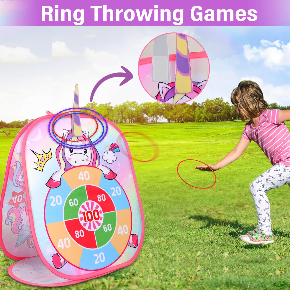 YOTOY foldable design makes storage and transport easy for indoor and outdoor sessions.