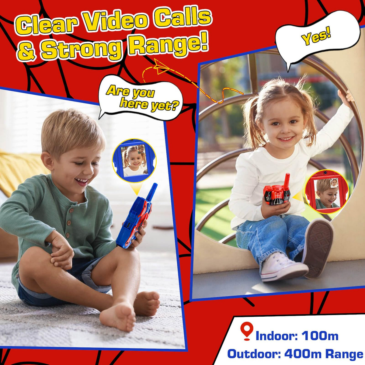 YOTOY Spider camera and display enable quick visual sharing