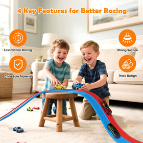 Two 1:64 scale diecast cars included with the Yottix starter set