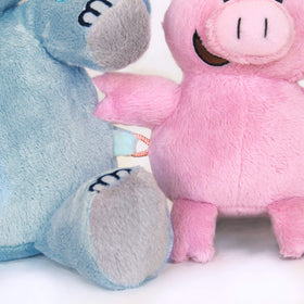 YOTTOY chenille fabric close-up shows soft texture for gentle hugs.
