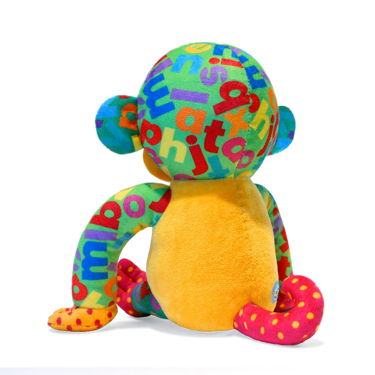 YOTTOY Chicka Chicka Boom Boom monkey sleeping pose promotes comforting bedtime cuddle