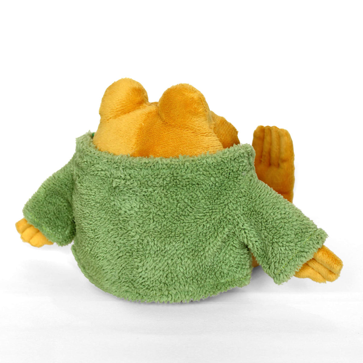 YOTTOY Toad plush close-up shows embroidered face for expressive play.