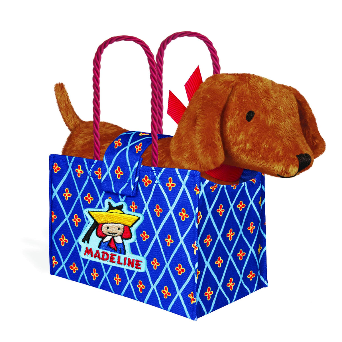 YOTTOY Genevieve dog plush in soft chenille for cozy cuddles.