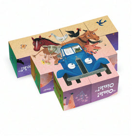 YOTTOY Little Blue Truck puzzle blocks ready for exploration and sequence building