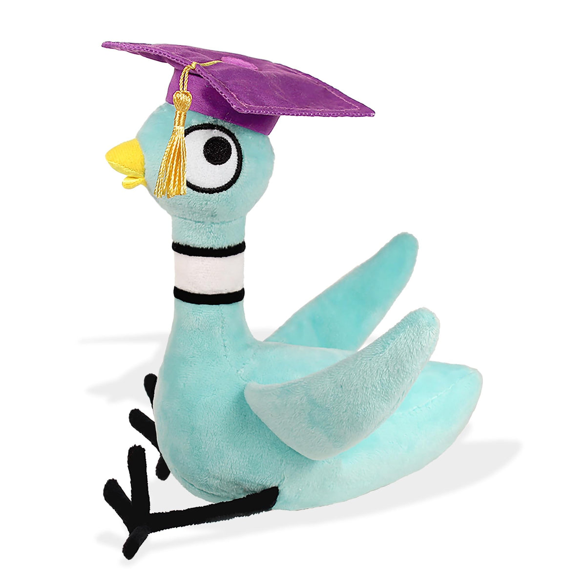 Bean-filled body of the YOTTOY Pigeon graduation plush