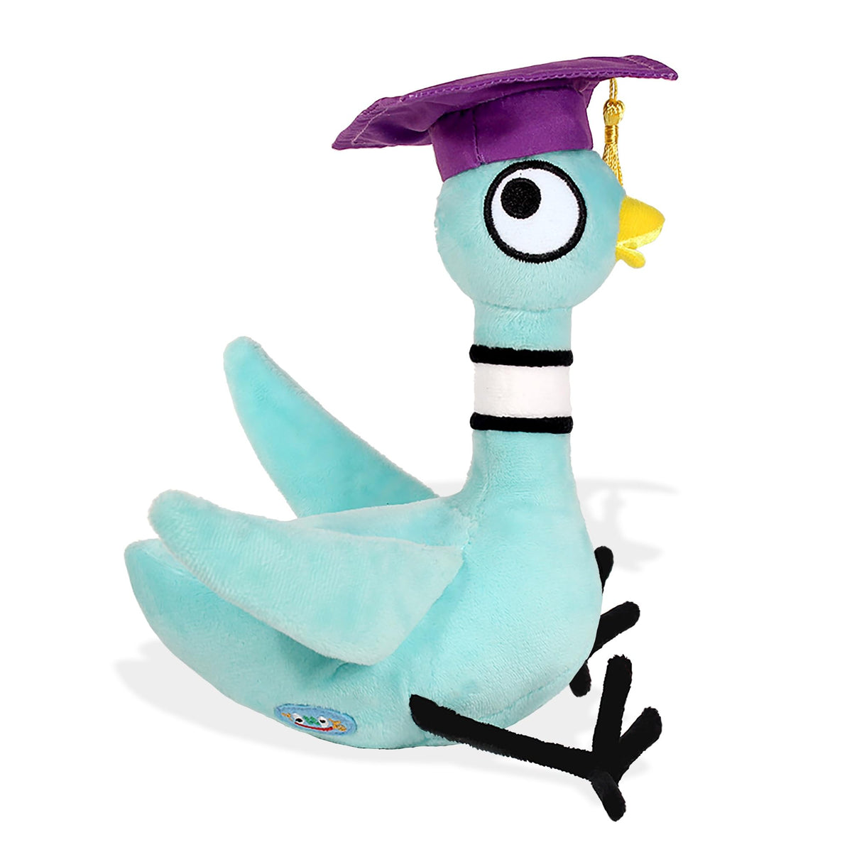 Velvet feet and soft texture on the YOTTOY Pigeon plush