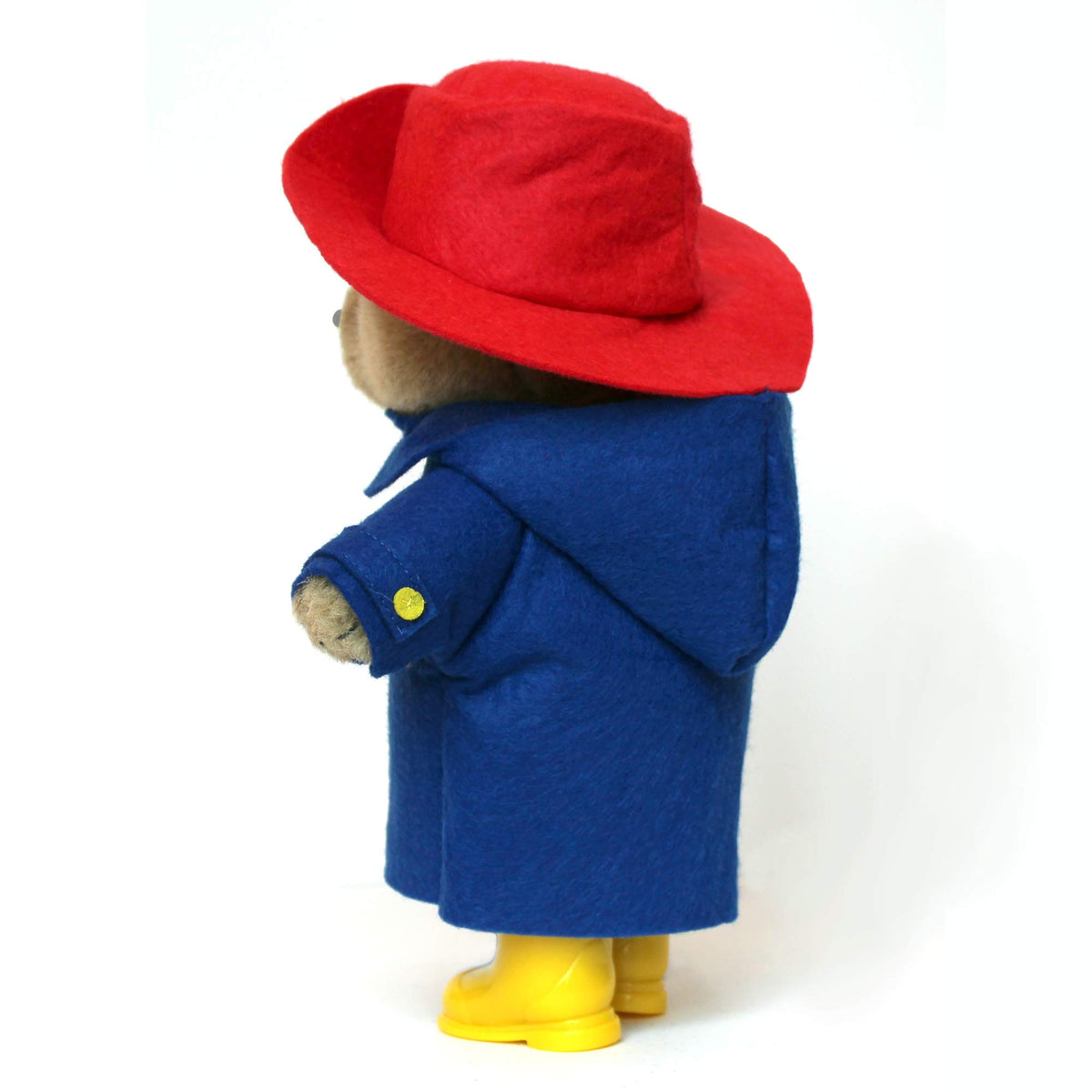YOTTOY Paddington Bear in yellow wellies for cozy rainy-day adventures.