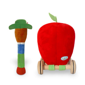 YOTTOY Lowly Worm embroidered face detail for storytelling
