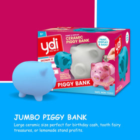 YOU DO IT piggy bank kit large pig size for big savings